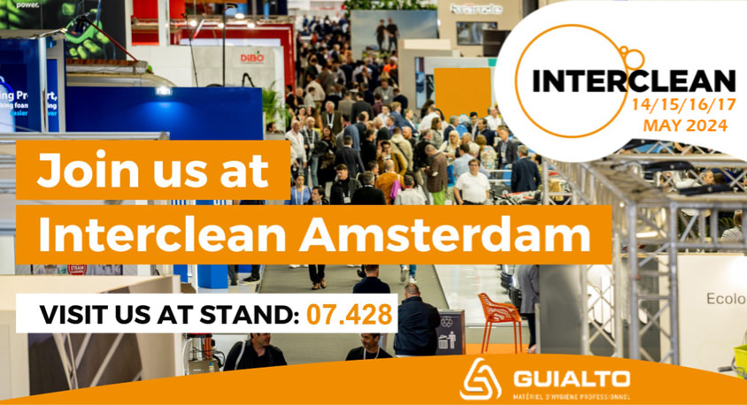 Guialto au salon Interclean du 14 au 17 mai 2024