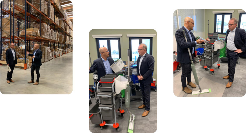 Renaud LAGRAVE, Vice-Président de la Région Nouvelle Aquitaine, en visite dans les locaux de GUIALTO